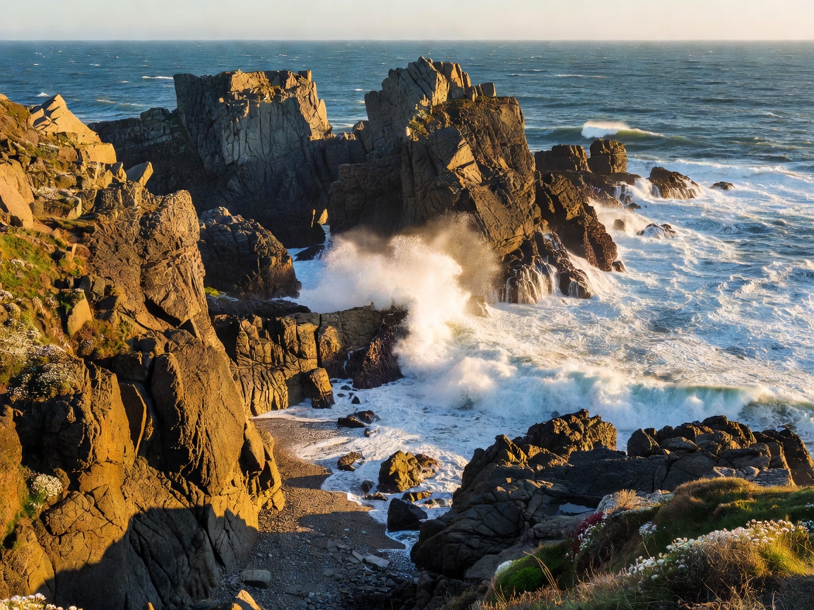Beautiful rocky coastline