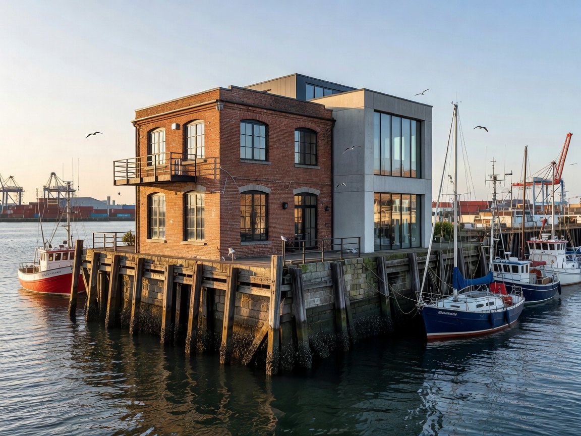 Boutique accommodation in a bustling harbour