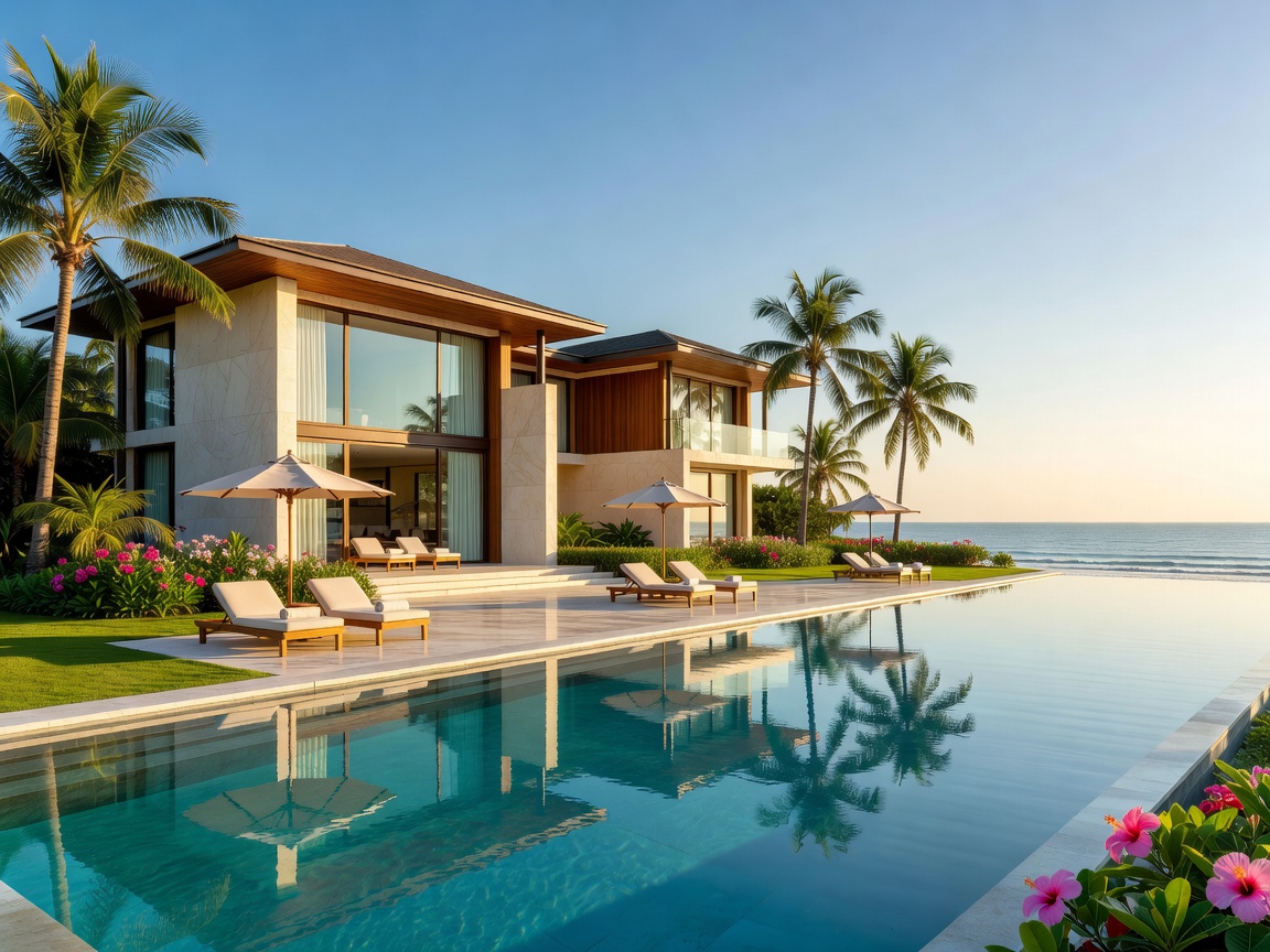 High-end luxury resort exterior